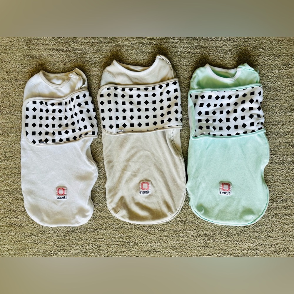 Nanit swaddle breathing wear x3